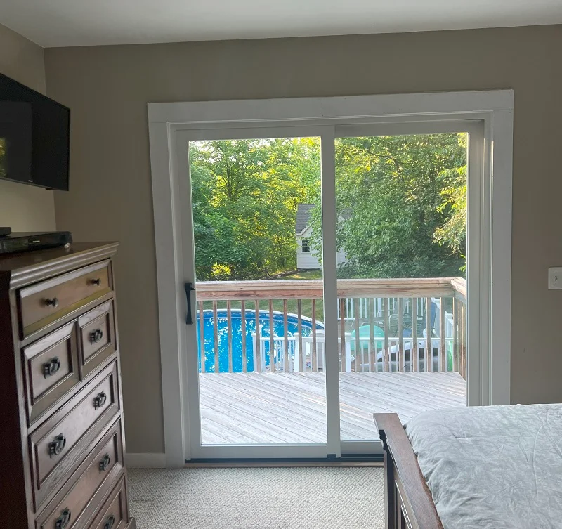 Pella Impervia Patio Door Installed In Beacon Falls, CT